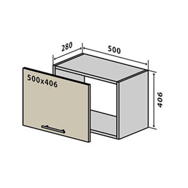 Кухня Gama Верхня Секція №12 В50-40 