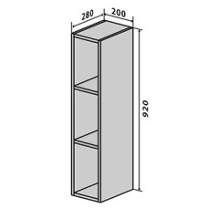 Кухня Gama Верхня Секція №41 В20-920 