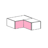 Кухня Аліса Антресоль А90-90 Прямий кут Кухня Аліса Антресоль А90-90 Прямий кут