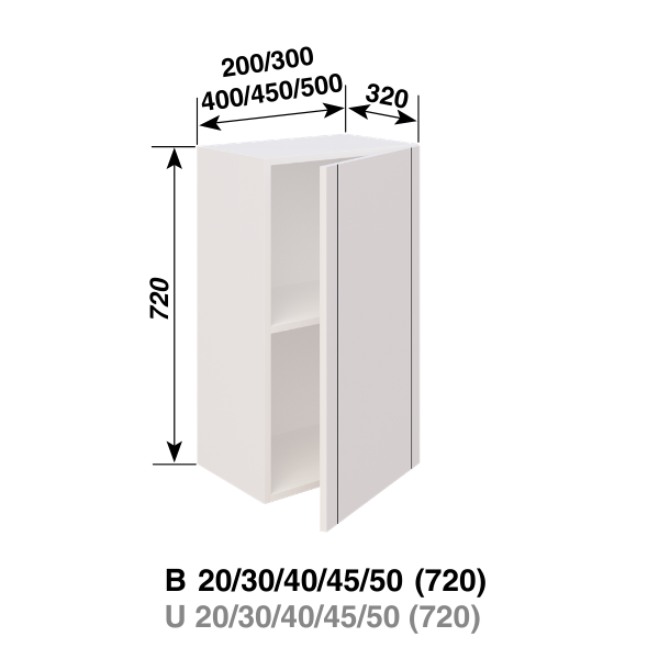 Кухня Смужка В20