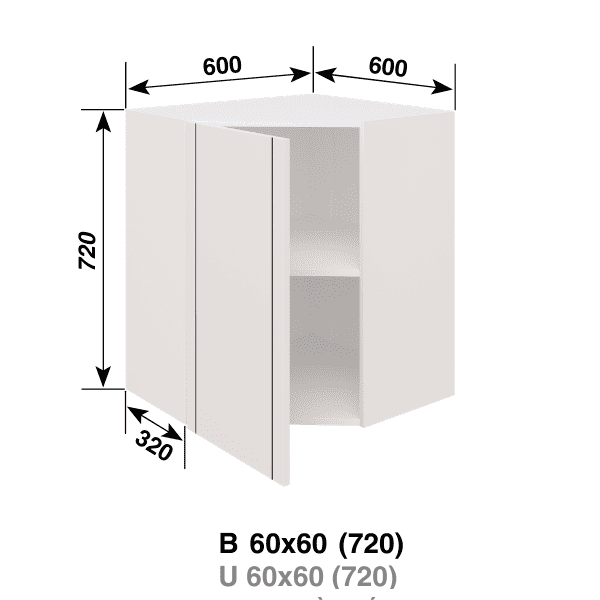 Кухня Смужка В60-60