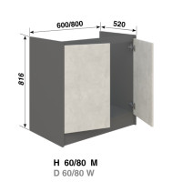 Кухня Графіті Н80М