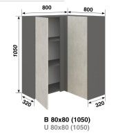 Кухня Графіті В80*80
