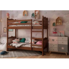 Тандем дерев'яне ліжко двохярусне 900*1900/2000