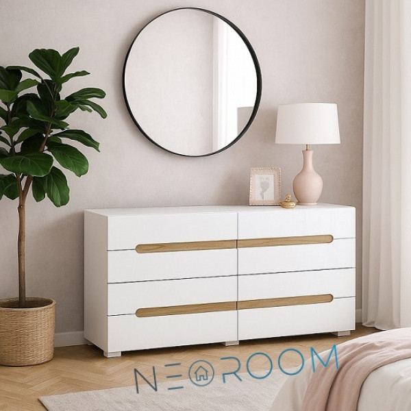 Б'янко Комод 4Ш+4Ш